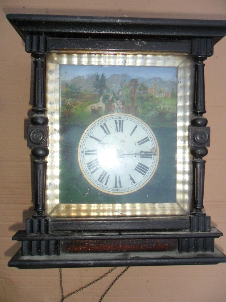 Vieille horloge à poids, Enlèvement