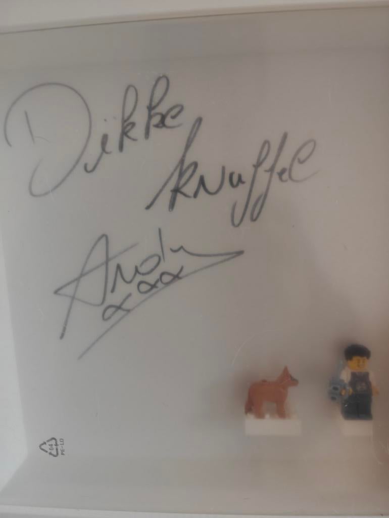 Gesigneerd Lego figuur van Andy Peelman, Enlèvement ou Envoi, Lego