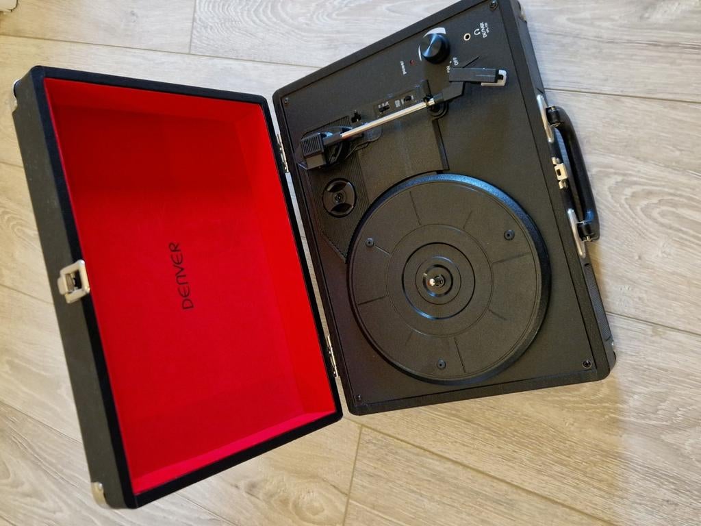 Nieuwe draagbare platenspeler Denver, Ophalen, Nieuw, Platenspeler