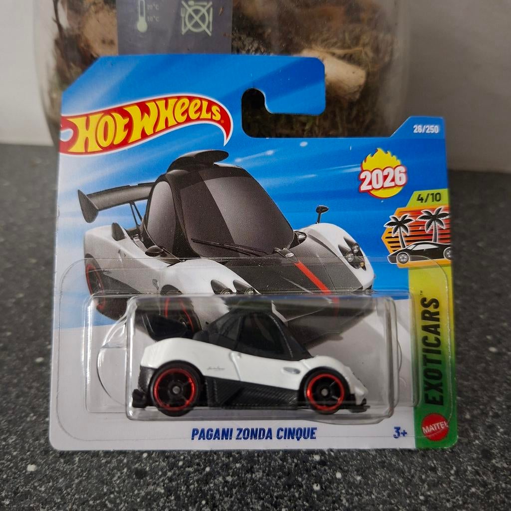 Pagani Zonda Cinque Hot Wheels, Ophalen of Verzenden