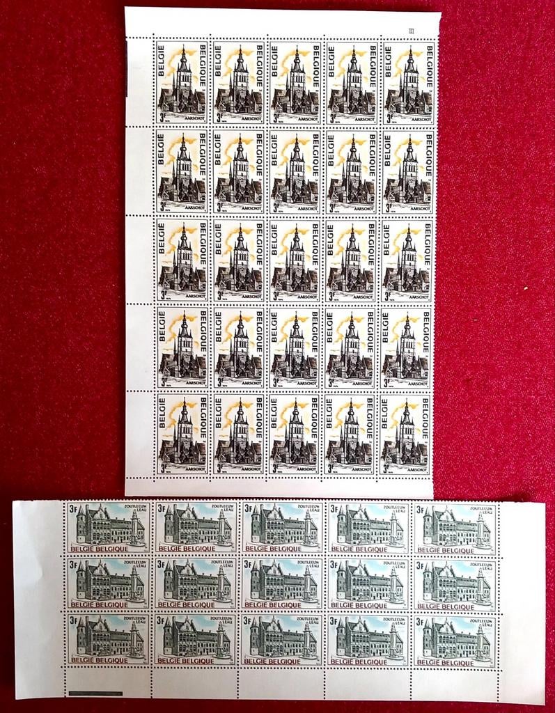 1973/74 Touristique ĹEAU & AARSCHOT MNH **, Neuf, Non oblitéré, Gomme originale, Envoi