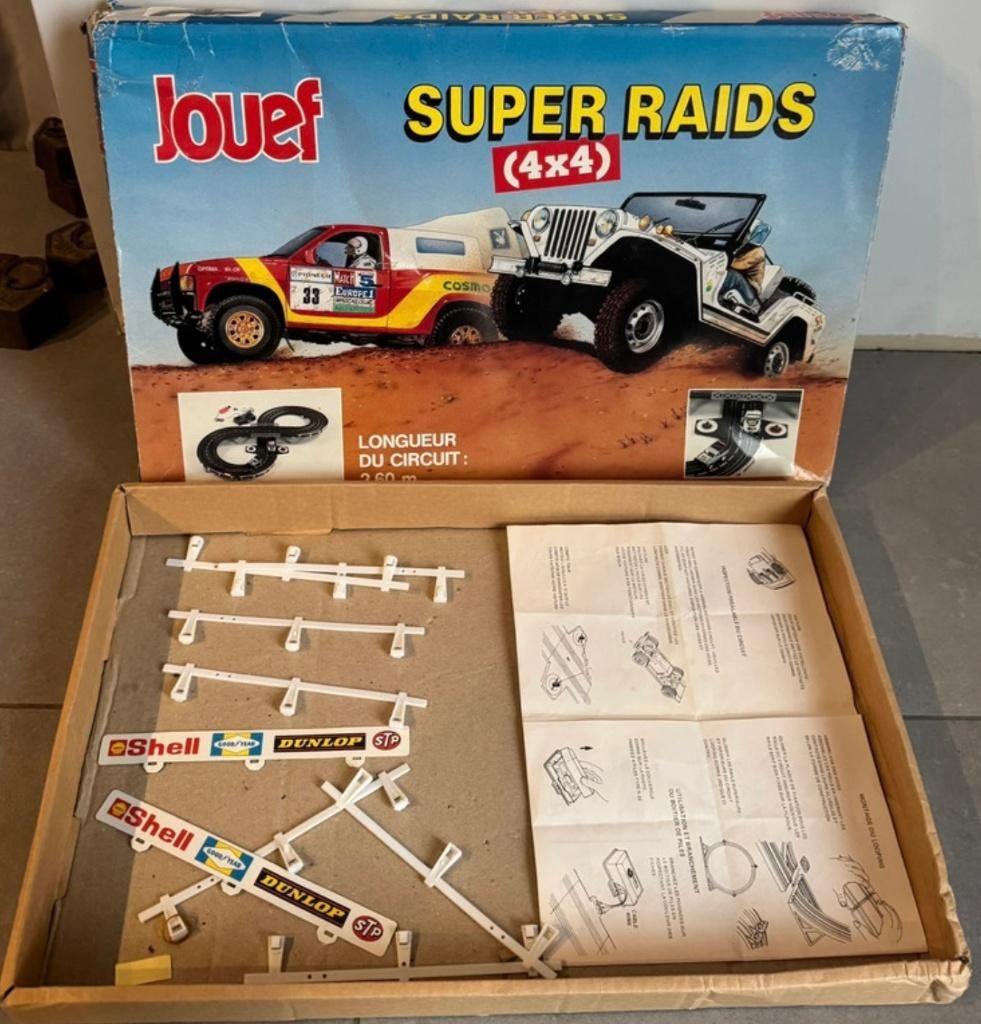 Circuit Jouef Super Raids 4x4 vintage, Envoi