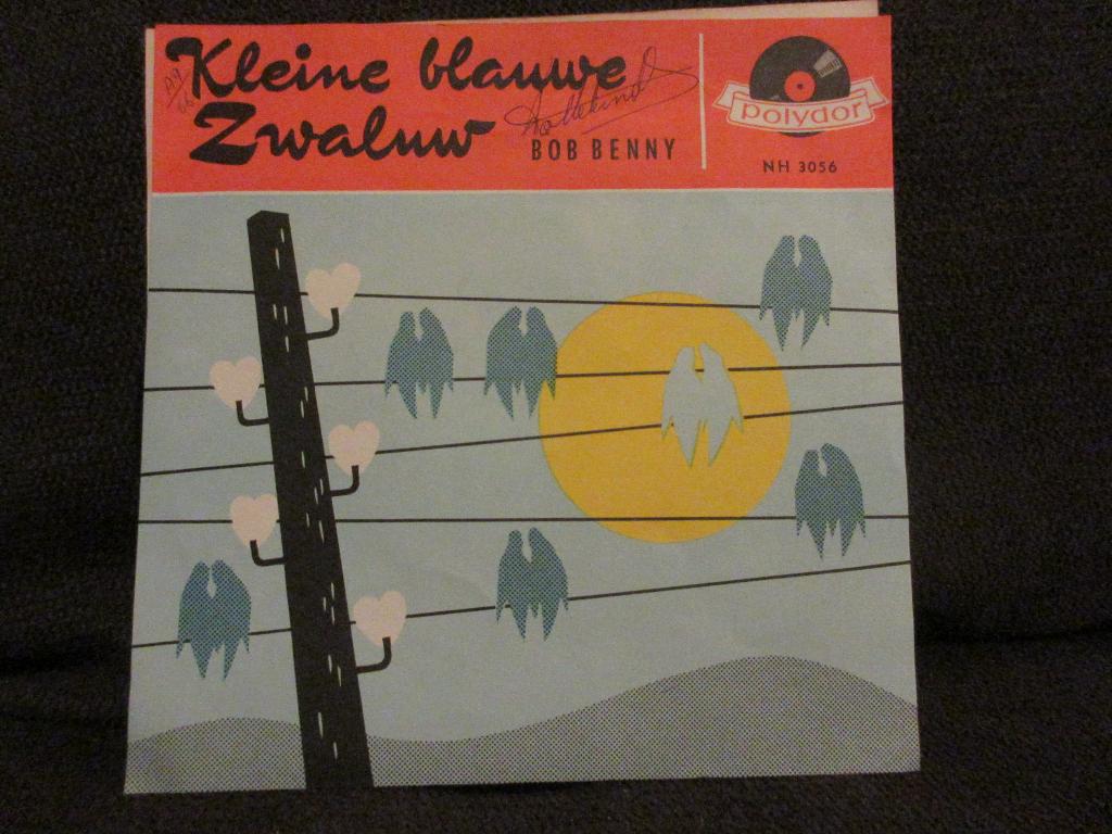 Bob Benny : single "kleine blauwe zwaluw", CD & DVD, Vinyles Singles, Single, Pop, Enlèvement ou Envoi