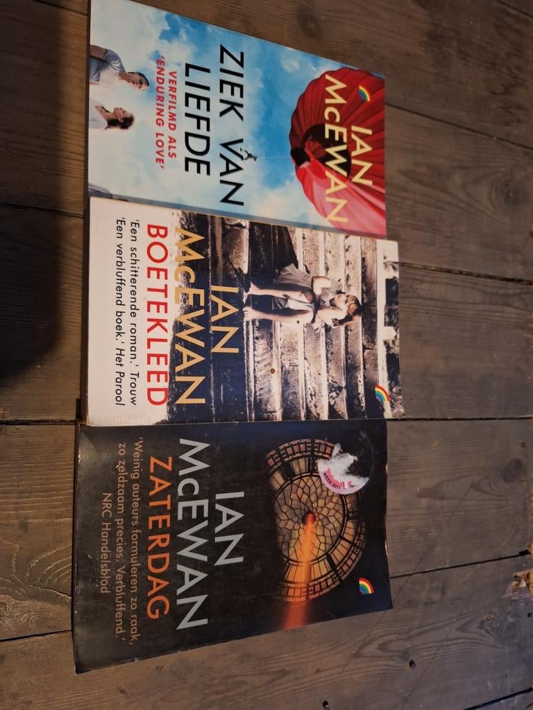 Ian McEwan, 3 boeken, Boeken, Ophalen of Verzenden, Zo goed als nieuw