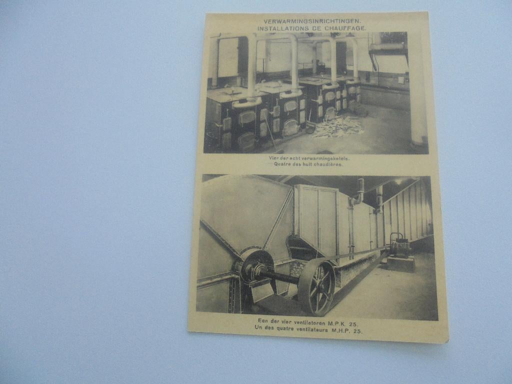 deurne-sportpaleis -verwarmingsketels en ventillatoren, Ophalen of Verzenden, 1940 tot 1960, Ongelopen, Antwerpen
