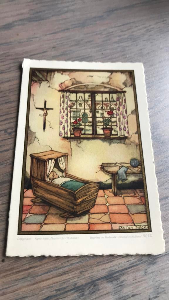 Anton Pieck, Envoi, Carte de naissance