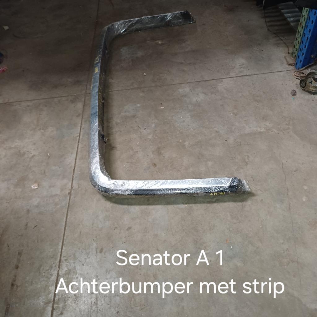 Senator A 1 achter bumper cromé, Auto-onderdelen, Gebruikt, Ophalen of Verzenden, Opel, Achter