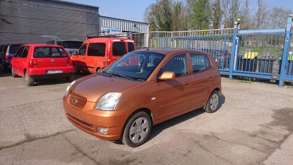 Kia picanto 1100 essence 2007 136000km 5 ptes GARANTIE, Auto's, Voorwielaandrijving, Stof, Zwart, 48 kW