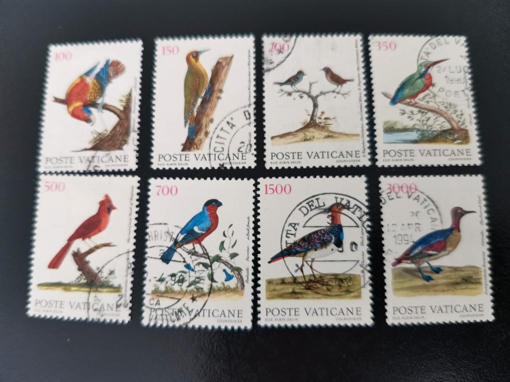 Cité du Vatican 1989 - oiseaux, Enlèvement ou Envoi, Affranchi