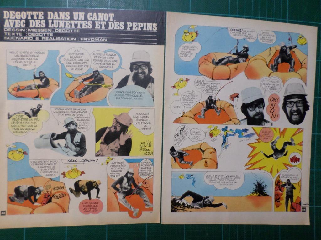 Degotte - récit photo-dessin - 1972, Enlèvement ou Envoi, Autres personnages, Utilisé, Autres types