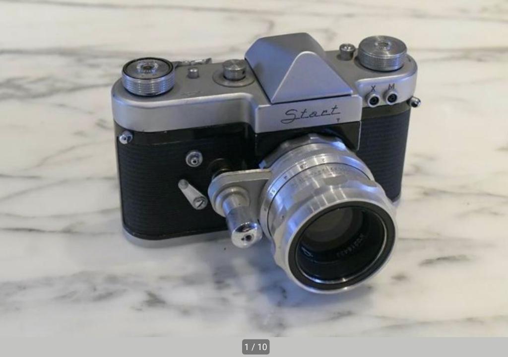 Start caméra avec Helios-44 58 mm f/2, Enlèvement ou Envoi, 1960 à 1980, Appareils photo