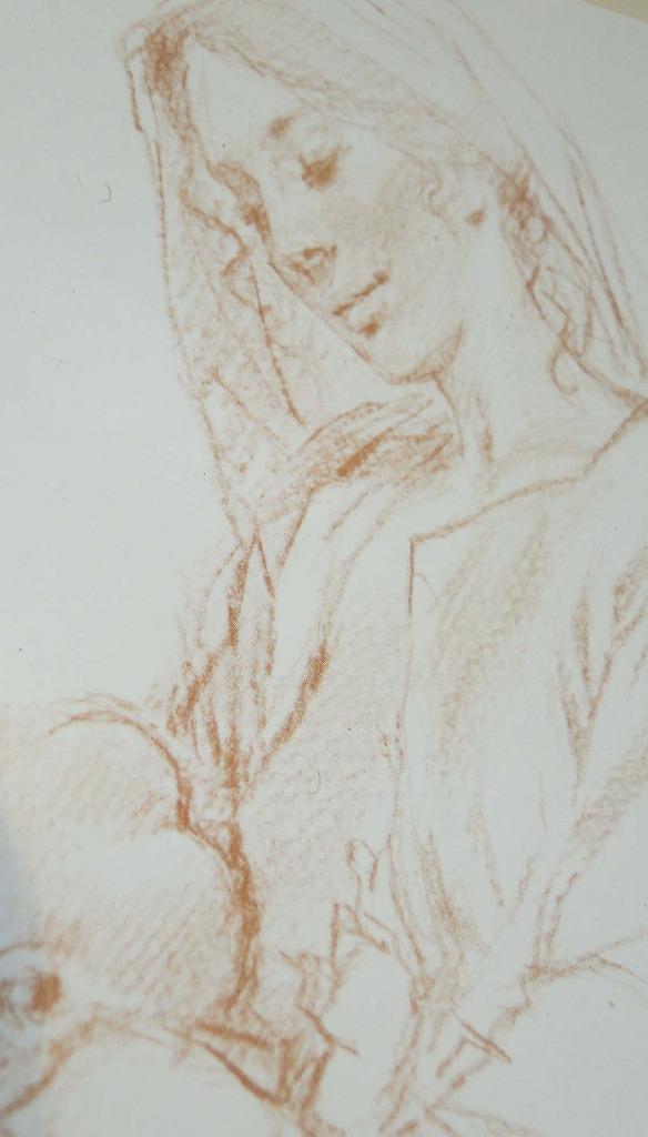 gravure *  Nardini Sandro  *  Moeder en kind, Ophalen of Verzenden