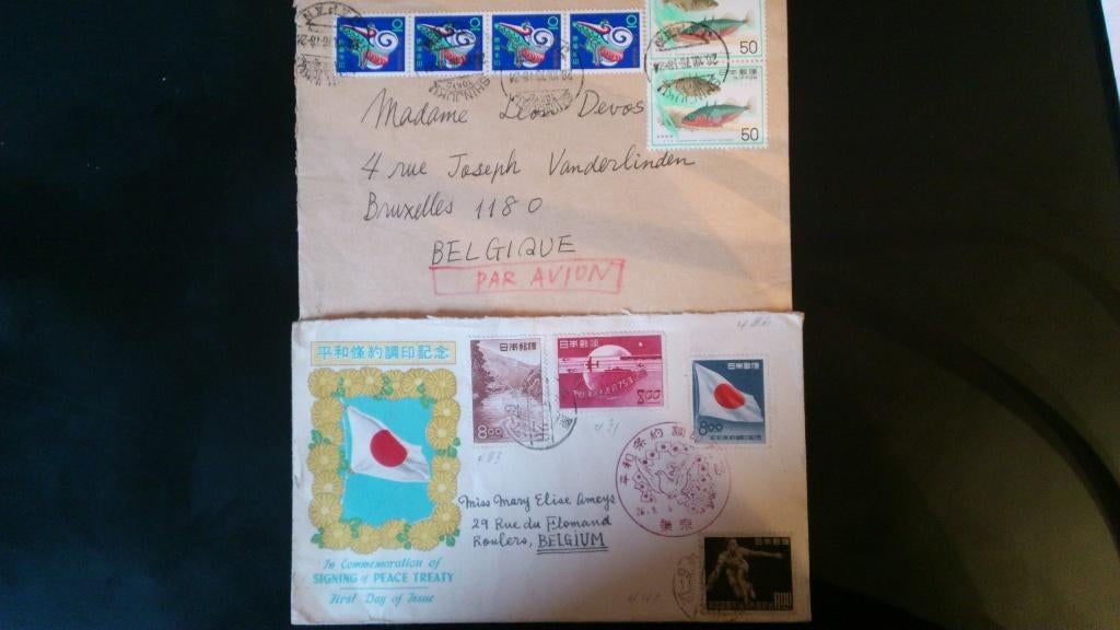 Lettres du Japon, Envoi, Affranchi