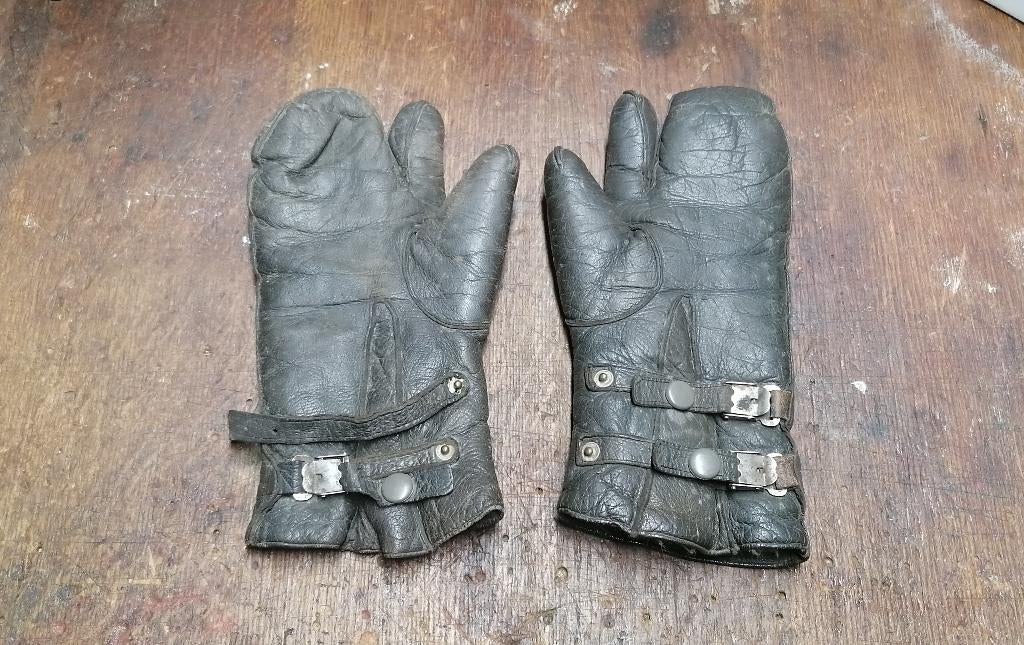 Gants militaire Allemand Luftwaffe pilote WW2, Envoi, Armée de l'air, Vêtements ou Chaussures