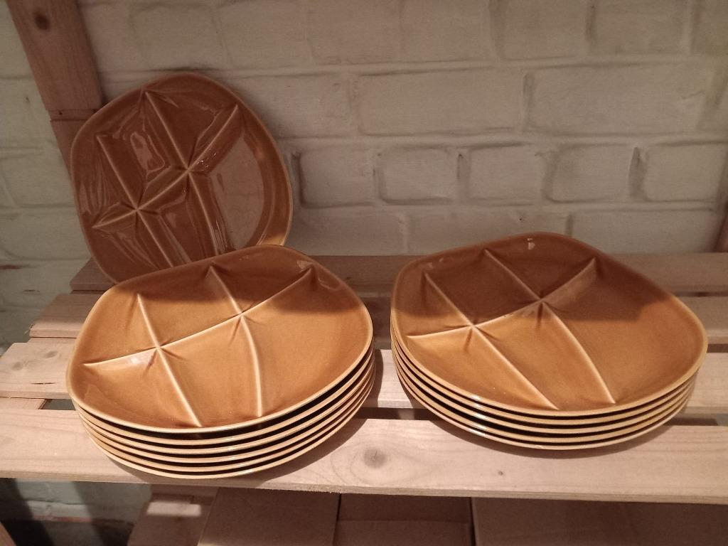 12 assiettes à fondue, Enlèvement, Comme neuf, Assiettes(s)