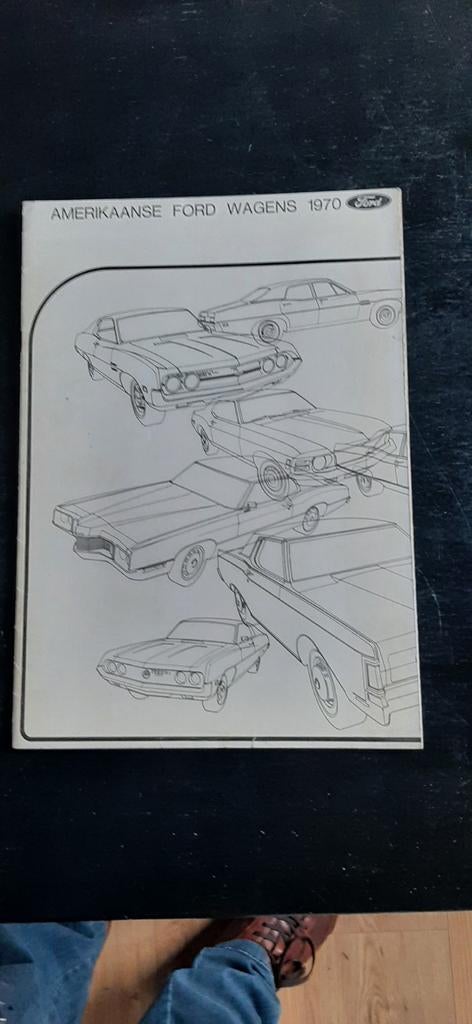 Folder Amerikaanse Ford wagens 1970, Ophalen of Verzenden, Zo goed als nieuw, Ford