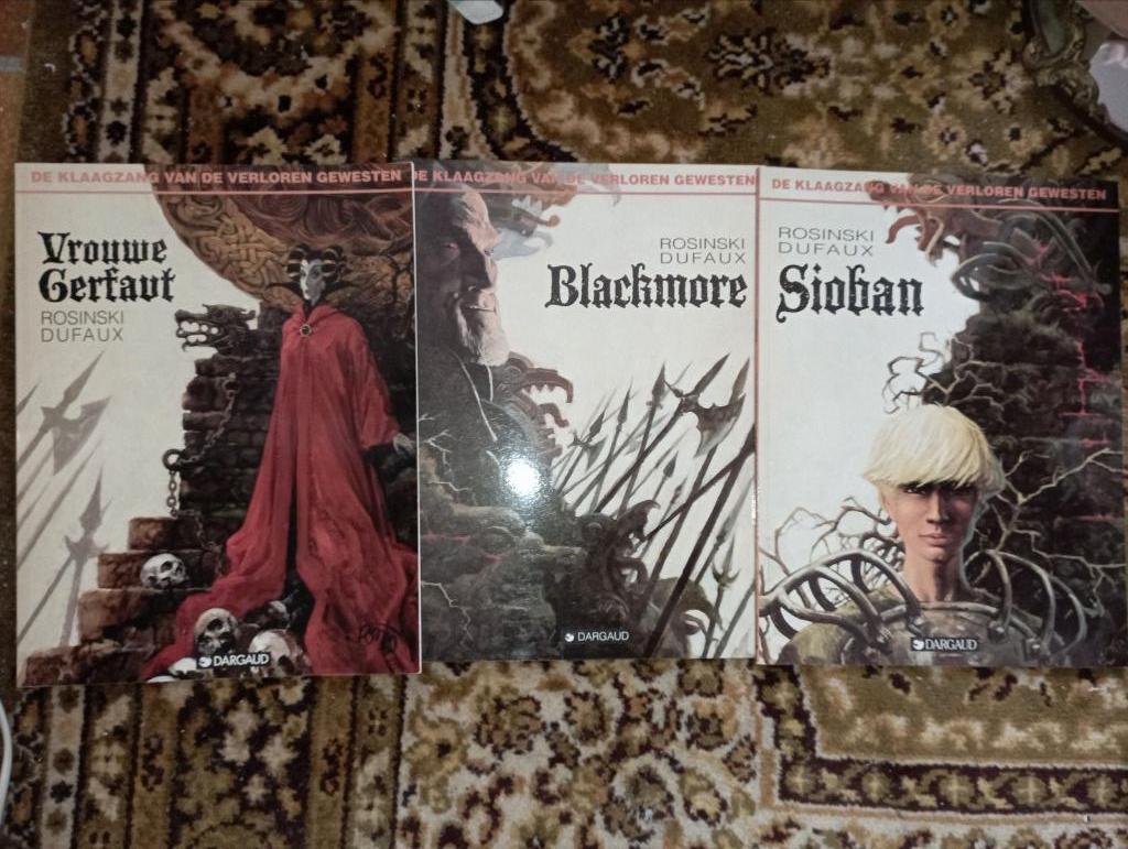 655) 3 x de klaagzang van de verloren gewesten ( Rosinski), Meerdere stripboeken, Ophalen of Verzenden, Zo goed als nieuw