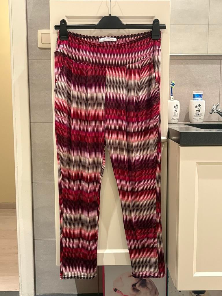 Rode broek van Quinze Heures Trente (40)., Kleding | Dames, Zo goed als nieuw, Quinze Heures Trente, Lang, Rood