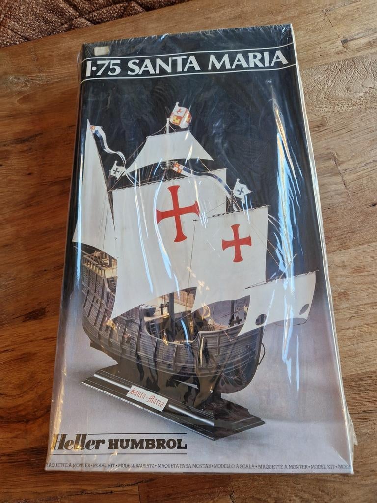 Bouwdoos Heller Humbrol boot 1/75 Santa Maria, Hobby & Loisirs créatifs, Modélisme | Bateaux & Navires, Enlèvement ou Envoi, Comme neuf