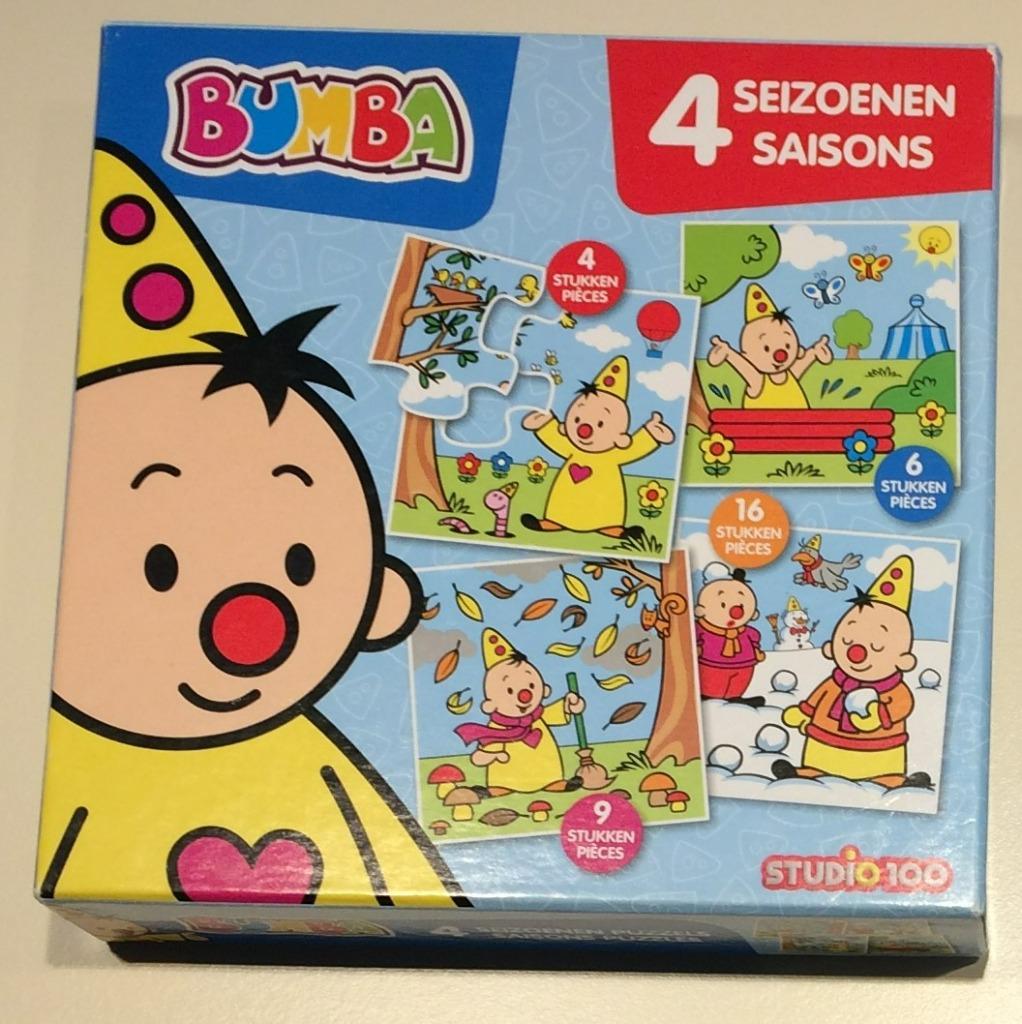 Puzzle BUMBA Les 4 Saisons, Enlèvement ou Envoi, 10 à 50 pièces, Comme neuf, 2 à 4 ans