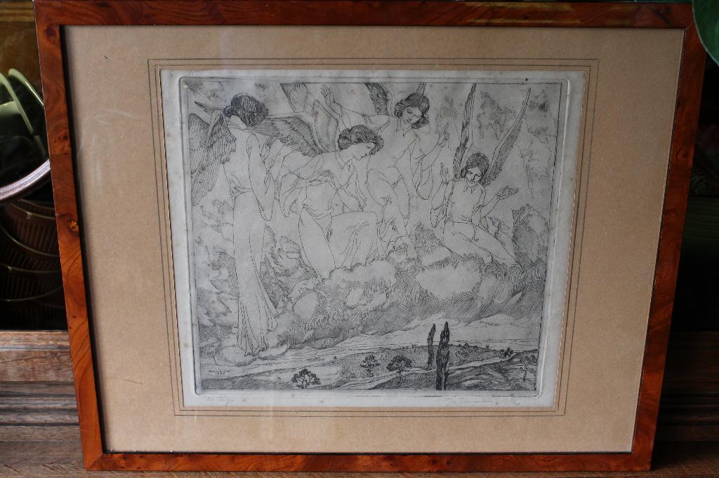 Joseph Bonvoisin. Les Anges., Enlèvement ou Envoi