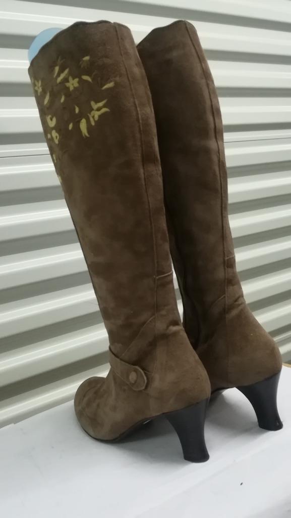 450A* GIXUS mooie bruine laarzen 3x leer (39), Kleding | Dames, Hoge laarzen, Gixus, Bruin, Verzenden