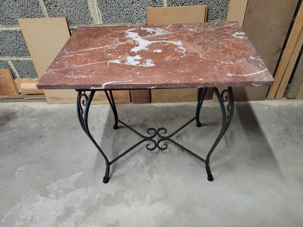 Table d'appoint, Ophalen, Gebruikt, Rechthoekig, Metaal