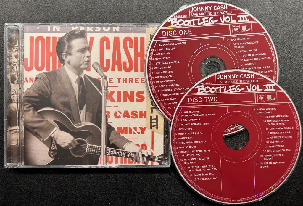 JOHNNY CASH - Bootleg III: Live around the world ( 2CD ), Cd's en Dvd's, Verzenden, Zo goed als nieuw, Singer-songwriter