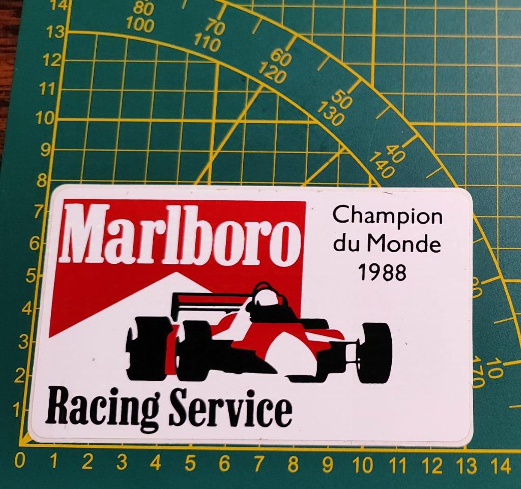 Sticker Marlboro F1 Champion du monde 1988 Senna-Prost, Enlèvement ou Envoi