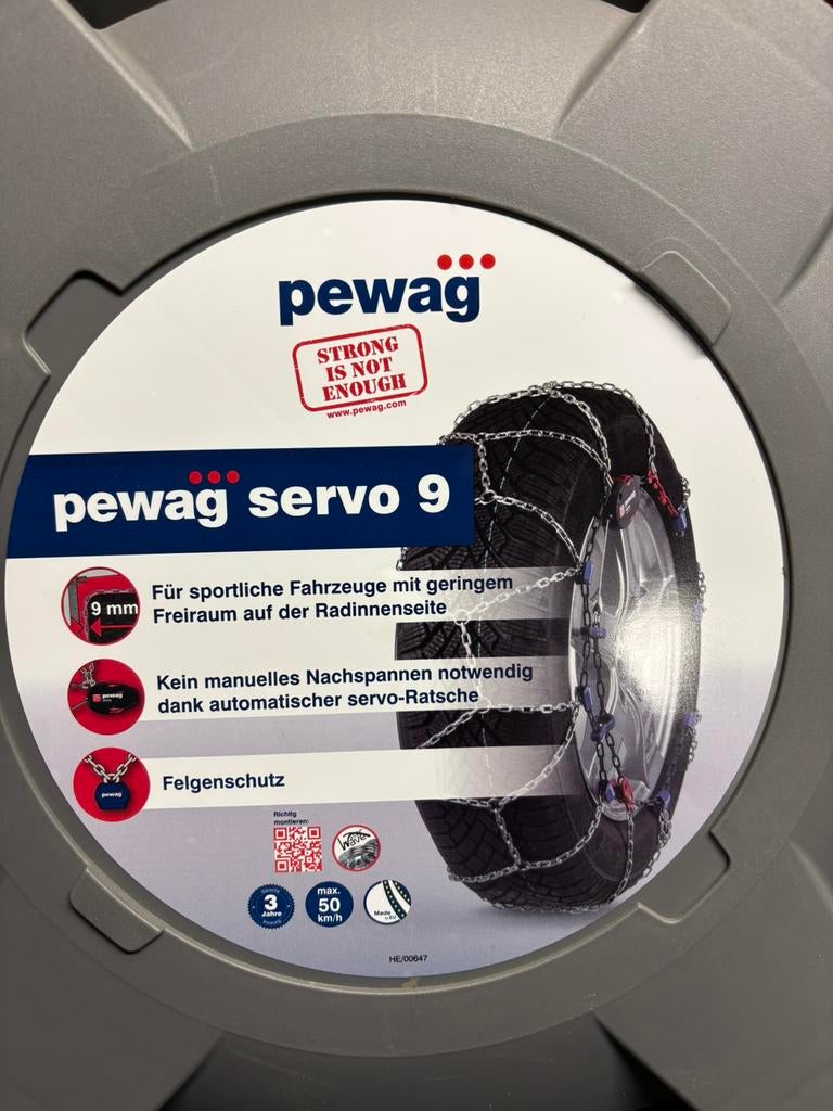 Pewag sneeuwkettingen, Ophalen, Nieuw