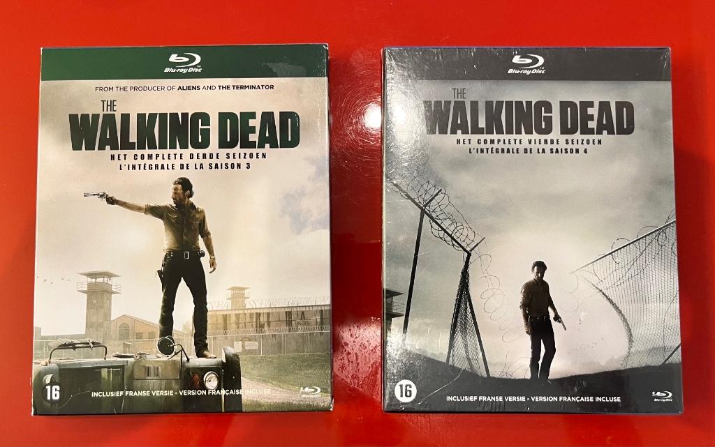 Blu-Ray The Walking Dead - Seizoen 3 en 4, Ophalen of Verzenden, Nieuw in verpakking, Horror