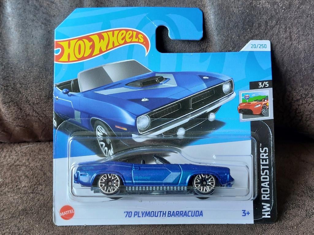 hot wheels plymouth barracuda 1970, Ophalen of Verzenden, Nieuw, Auto, Overige merken