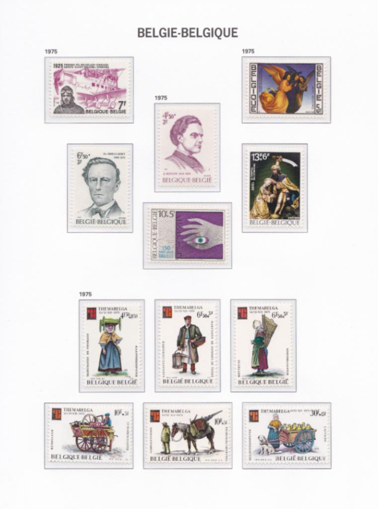 Timbres MNH - Page 135 album DAVO - 1975., Neuf, Enlèvement ou Envoi, Non oblitéré, Gomme originale