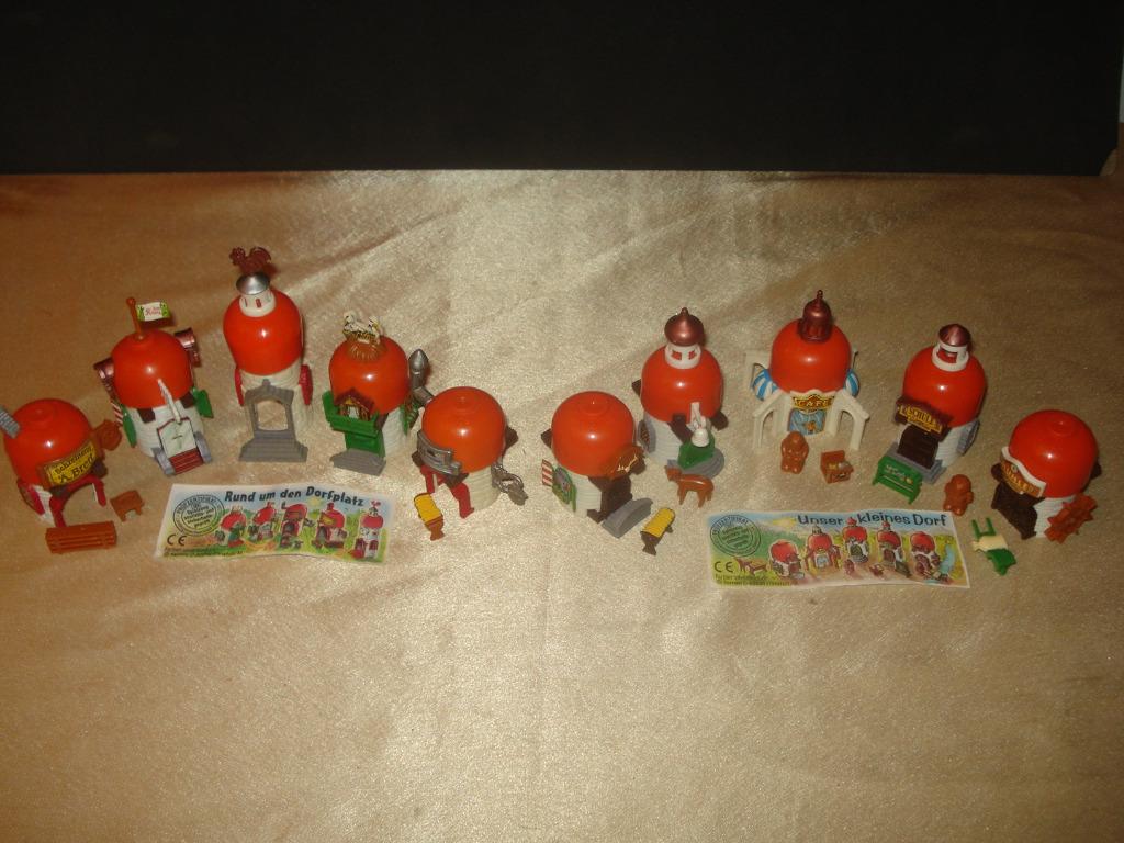 KINDER Lot Anciennes Séries Complètes Maisons Coquille 1995, Collections, Enlèvement ou Envoi, Comme neuf, Autres types