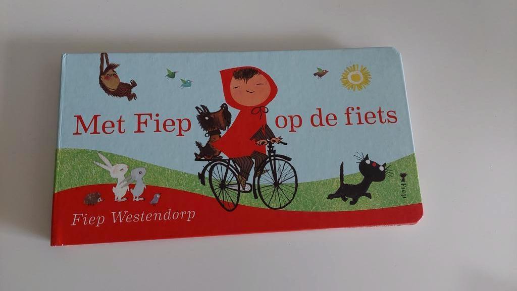 Met Fiep op de Fiets - Fiep Westendorp, Enlèvement ou Envoi, Comme neuf, Livre à déplier
