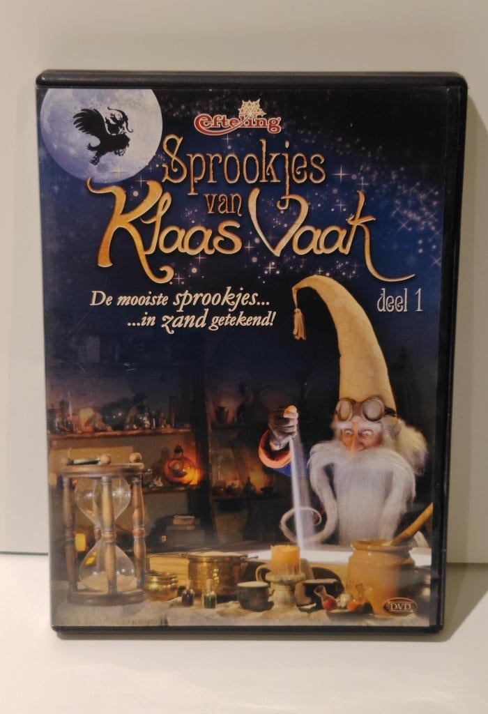 Dvd Klaas Vaak Deel 1 – mooiste sprookjes in zand Efteling, Alle leeftijden, Overige genres, Ophalen of Verzenden, Zo goed als nieuw