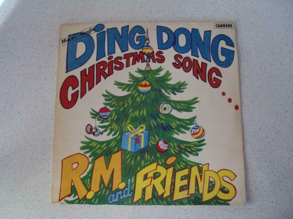 Maxi Single: Ding Dong Christmas Song "R.M and Friends" anno, Ophalen of Verzenden, 12 inch