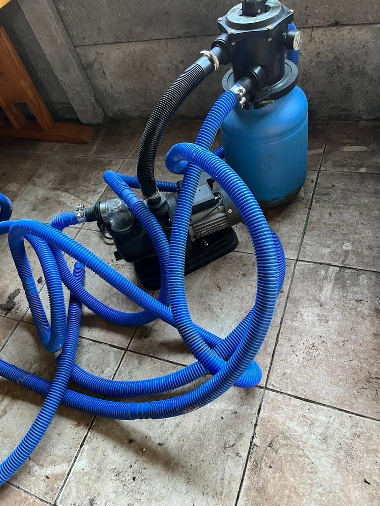Pomp met zandfilter voor zwembad, Enlèvement, Utilisé