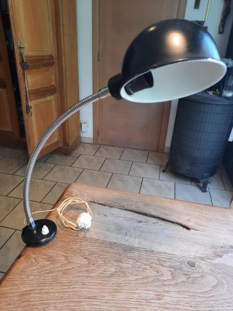 lampe de bureau , vintage /industrielle, Antiquités & Art, Enlèvement ou Envoi