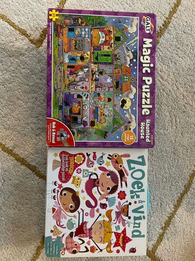 Puzzels, Ophalen, 10 tot 50 stukjes, Zo goed als nieuw, 4 tot 6 jaar