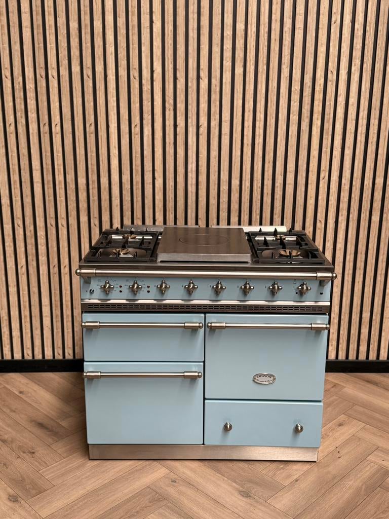 Beau four à gaz et à pizza Lacanche Baby Blue 100 cm, Electroménager, Cuisinières, Enlèvement ou Envoi, Gril, Électrique, 5 zones de cuisson ou plus