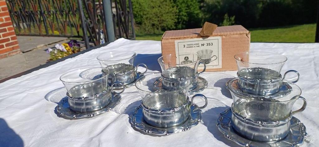 Service à thé Inox Demeyer, Antiquités & Art, Curiosités & Brocante, Enlèvement
