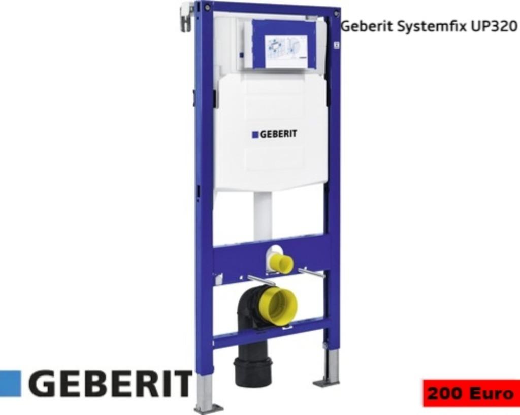 Systemfix Geberit UP 320, Doe-het-zelf en Bouw, Ophalen, Nieuw
