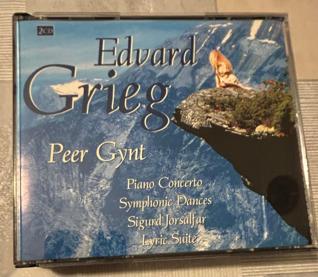 2-cd van Edvard Grieg met zijn bekendste composities, Cd's en Dvd's, Cd's | Klassiek, Gebruikt, Orkest of Ballet, Romantiek, Ophalen of Verzenden