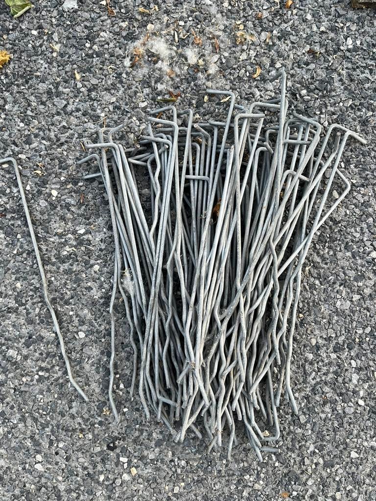 Lot de +- 70 crochets pour maçonnerie, Enlèvement ou Envoi, Utilisé