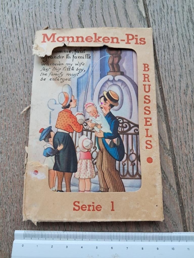 Cartes anciennes humoristiques « Manneken Pis » BXL., Enlèvement ou Envoi