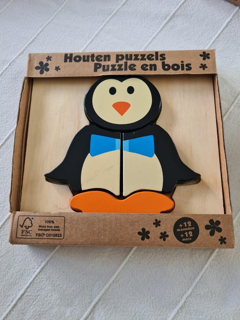 Houten puzzels., Kinderen en Baby's, Speelgoed | Kinderpuzzels, Ophalen of Verzenden, Zo goed als nieuw