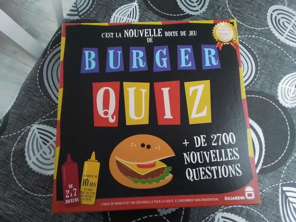 Burger quiz jeu de société., Enlèvement ou Envoi, Neuf