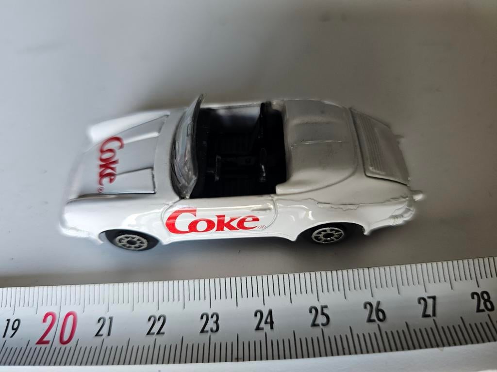 Miniatuur Porsche ́'coca cola ́', Verzenden