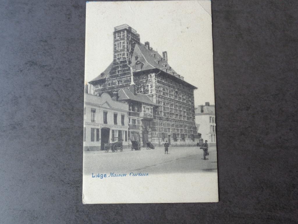 1 zeer oude postkaart uit Luik, Ophalen, Luik